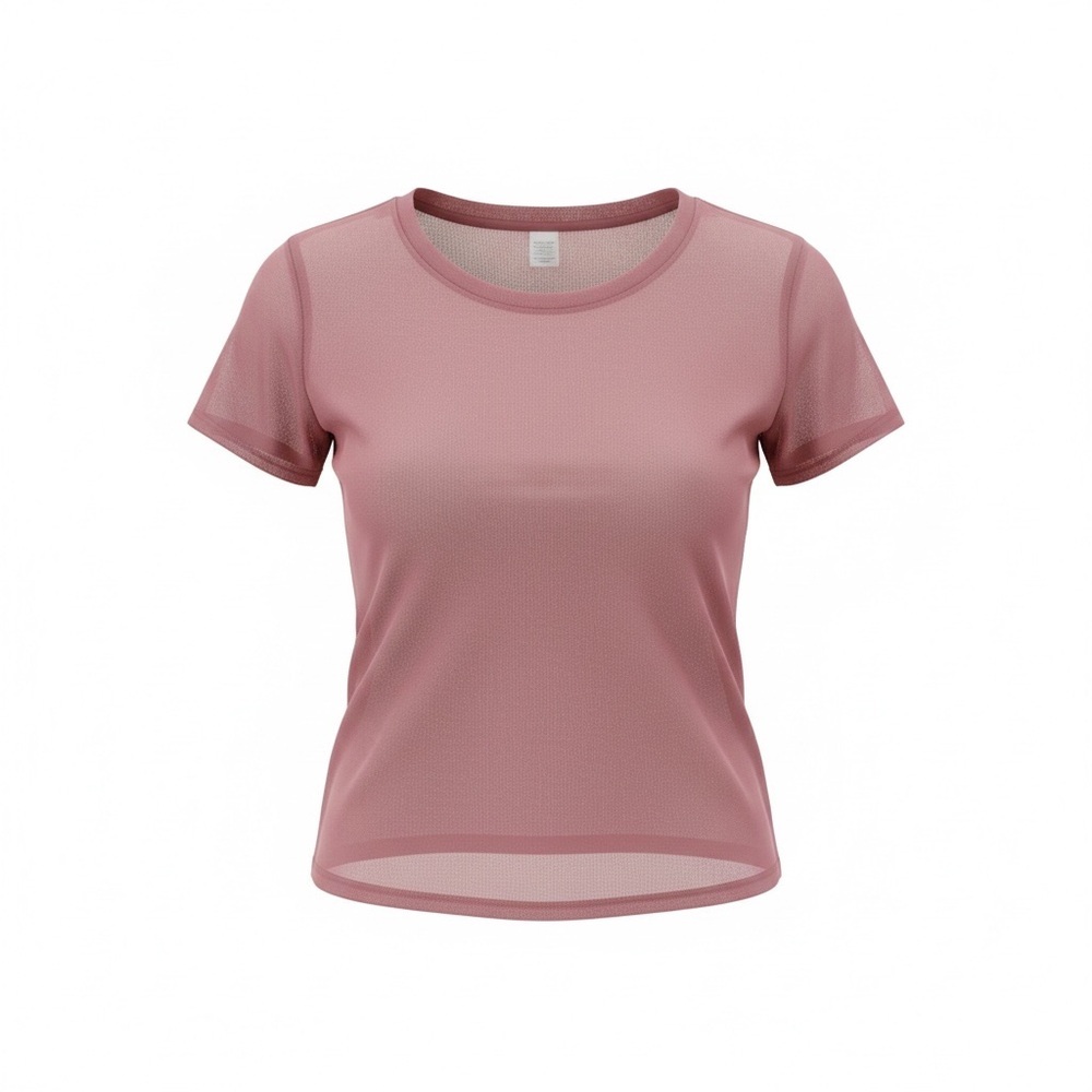 Bozzolo Dusty Rose Mesh Tee